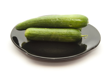 Frische Grüne Gurken