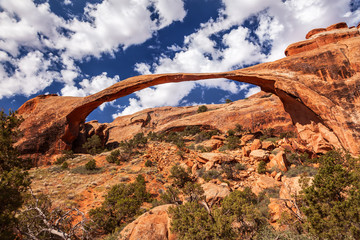 Landscape Arch Devils Garden Arches National Park Moab Utah