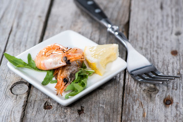 Portion of Prawns