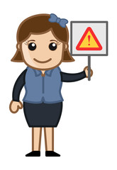 Error Sign - Cartoon Business Vector Illustrations