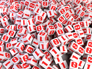 Bits cubes - Digital data