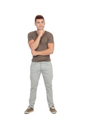 Fototapeta premium Pensive young men