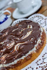 famous german donauwelle cake