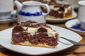 famous german donauwelle cake