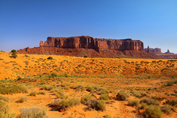 Monument valley landscape