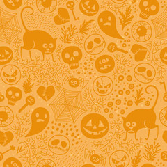 Happy Halloween! Seamless patterns