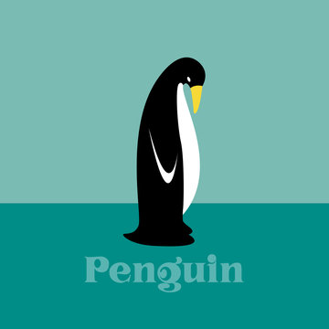 Vector image of an penguin.