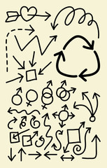 Doodle Arrow Symbols