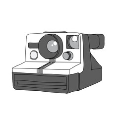 Hand Drawn of Vector Camera
