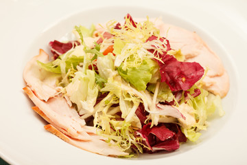salad with chicken