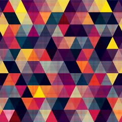 Wall murals ZigZag seamless triangle background