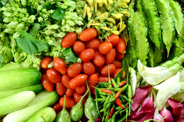 Colorful Asian Vegetables.