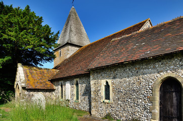 Fototapeta na wymiar St Peters Church, Rodmell East Sussex