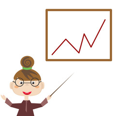 Profession ,business lady