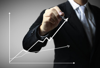  drawing a graph.