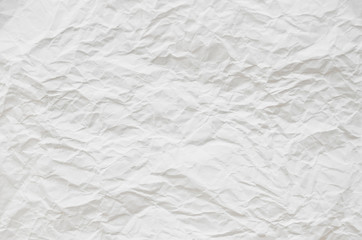 White paper crumpled  texture