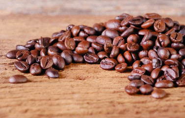 Still life Arabica coffee beans