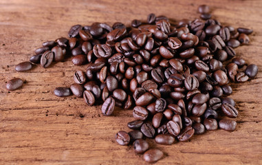 Still life Arabica coffee beans