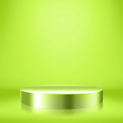 Blank trade show booth for designers.