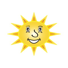 sun with a face