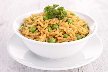 rice and pea