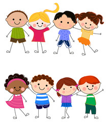 Cartoon children