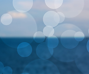 Bokeh Ocean Background