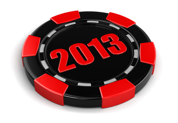 Fototapeta premium casino chip 20123 (clipping path included)