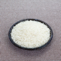 Uncooked white rice