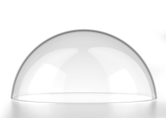 transparent semi-sphere