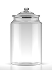 Glass jar