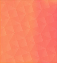 Obraz premium Pattern of geometric shapes in soft orange tones