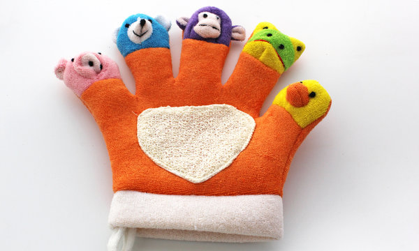 Gant de toilette pour enfant
