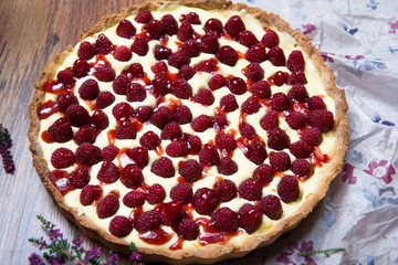 tart with raspberries © Kamila Cyganek