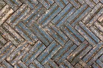 Dirty orange brown brick pattern