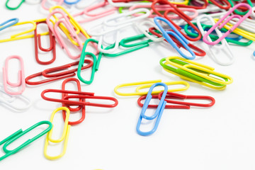 colorful paperclip