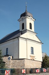 Fototapeta na wymiar church in Brzostek near Jaslo