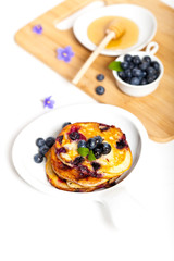 Homemade Blueberry pancakes
