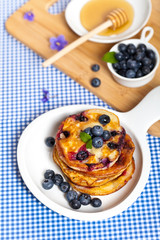 Homemade Blueberry pancakes