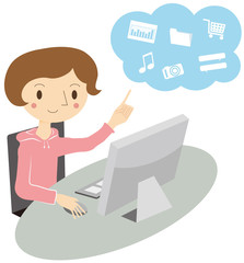 クラウドコンピューティングイメージ