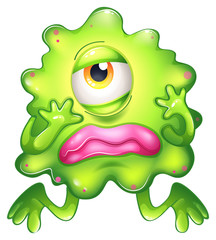 A disappointed monster