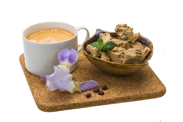 Coffee with Sunflower Halva