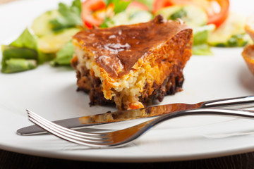 Closeup von einem Shepherds Pie