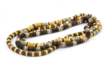 necklaces of alabaster beads