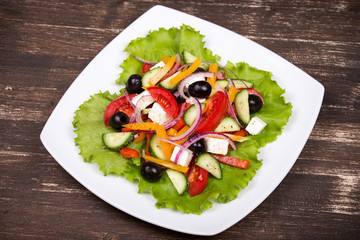 Fresh vegetable salad