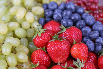 berries and grapes