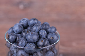 berries in a glass