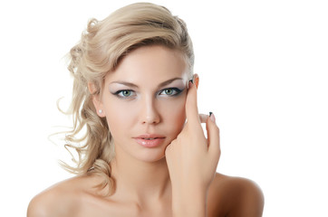Naklejka premium Portrait of beautiful girl - Creative make-up