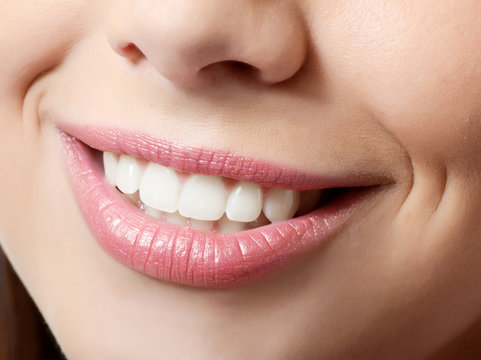 Healthy woman teeth and smile