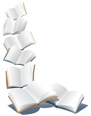 Flying books